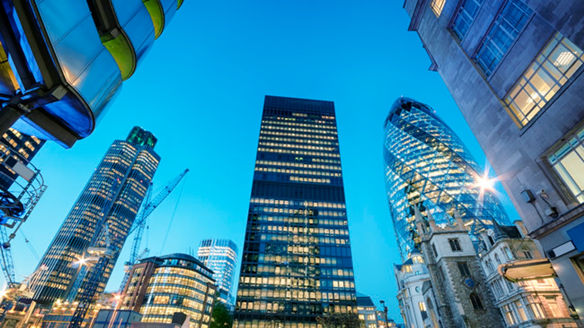 image: towers in city of london
